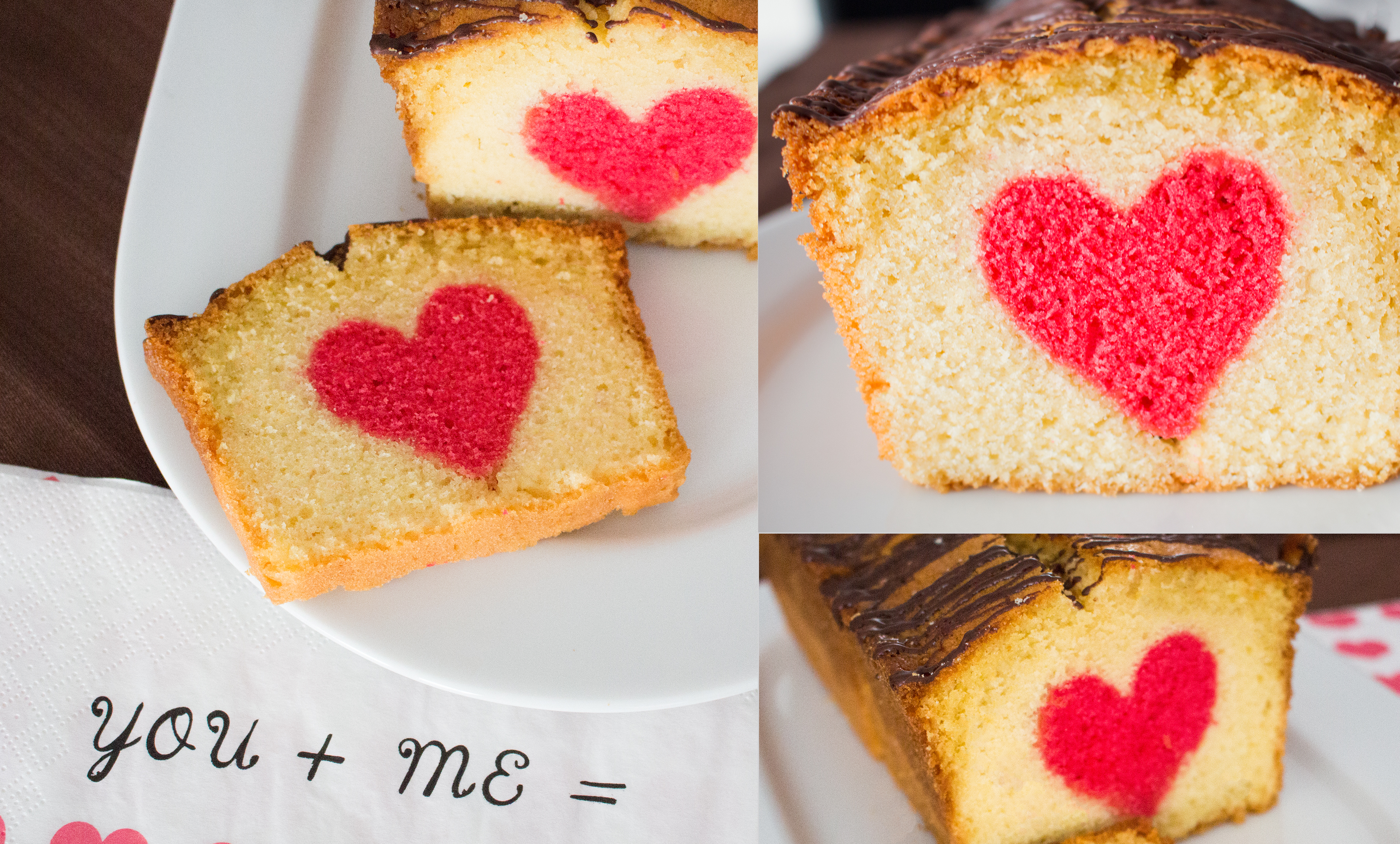 Valentinstag ein Kuchen mit süßer Überraschung LalaFab